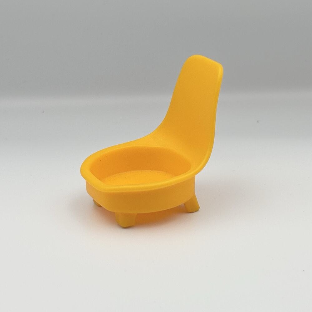 Fisher Price Little People Yellow Chair Replacement Table Furniture Dollhouse